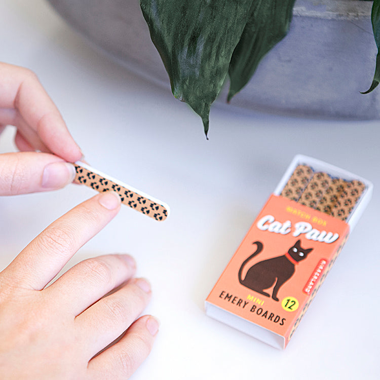 Kikkerland | Cat Paw Mini Emery Boards
