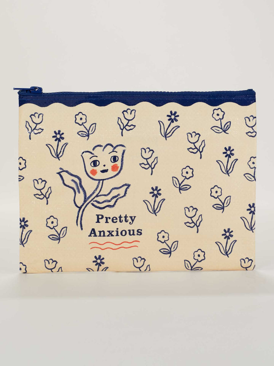 Blue Q | Zipper Pouch | Pretty Anxious