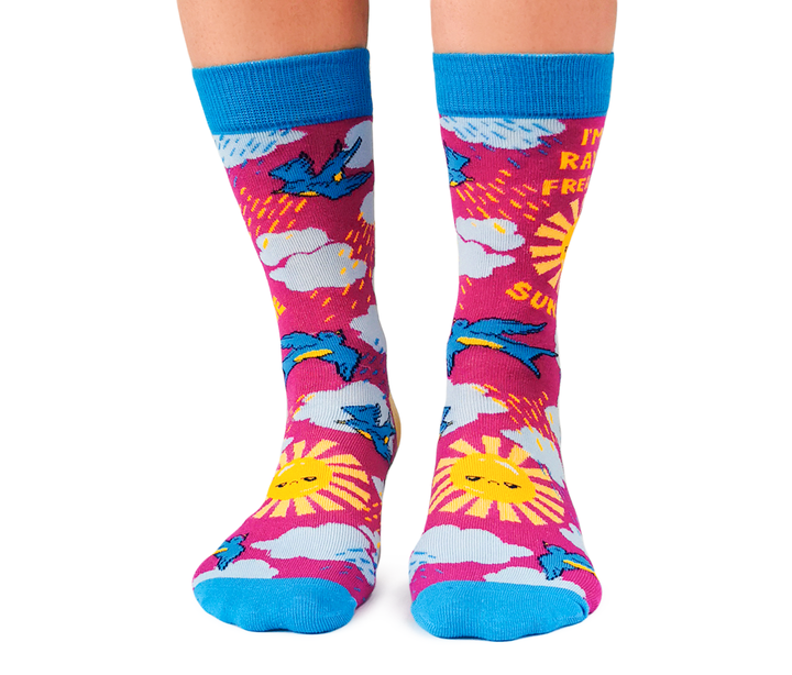 Uptown Sox | Women's Crew Socks | Ray of Sunshine