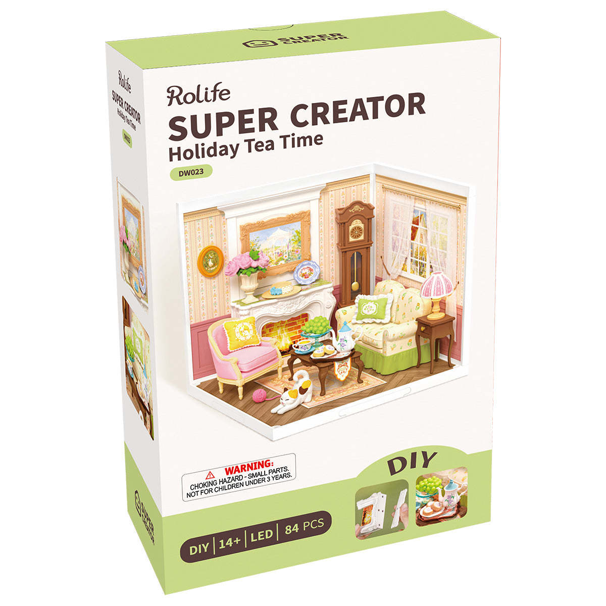 Rolife Super Creator | Holiday Tea Time