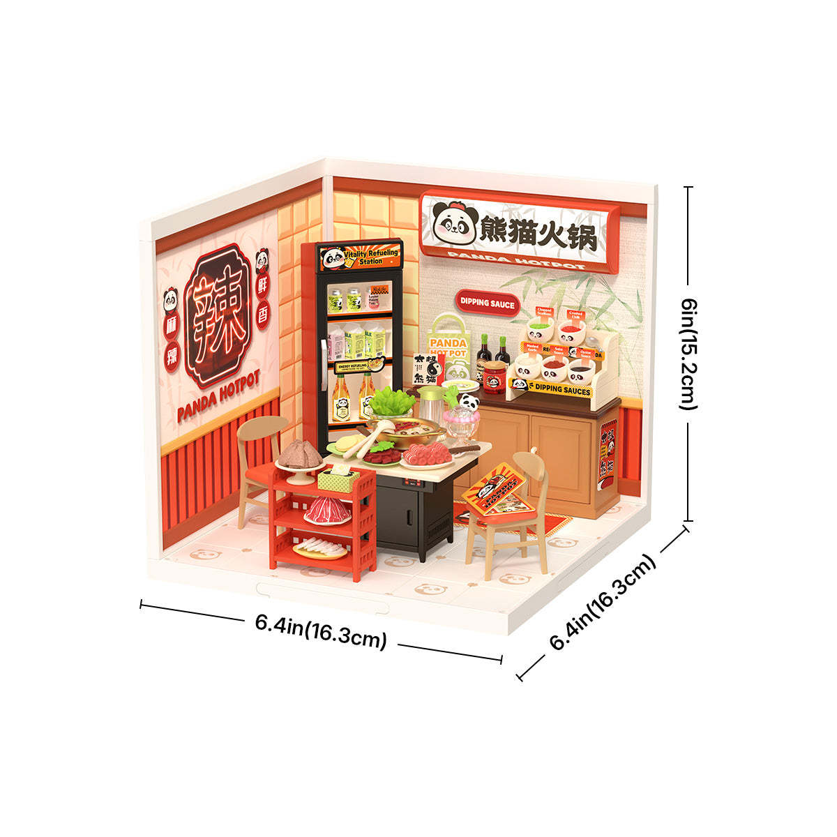 Rolife Super Creator | Panda Hot Pot