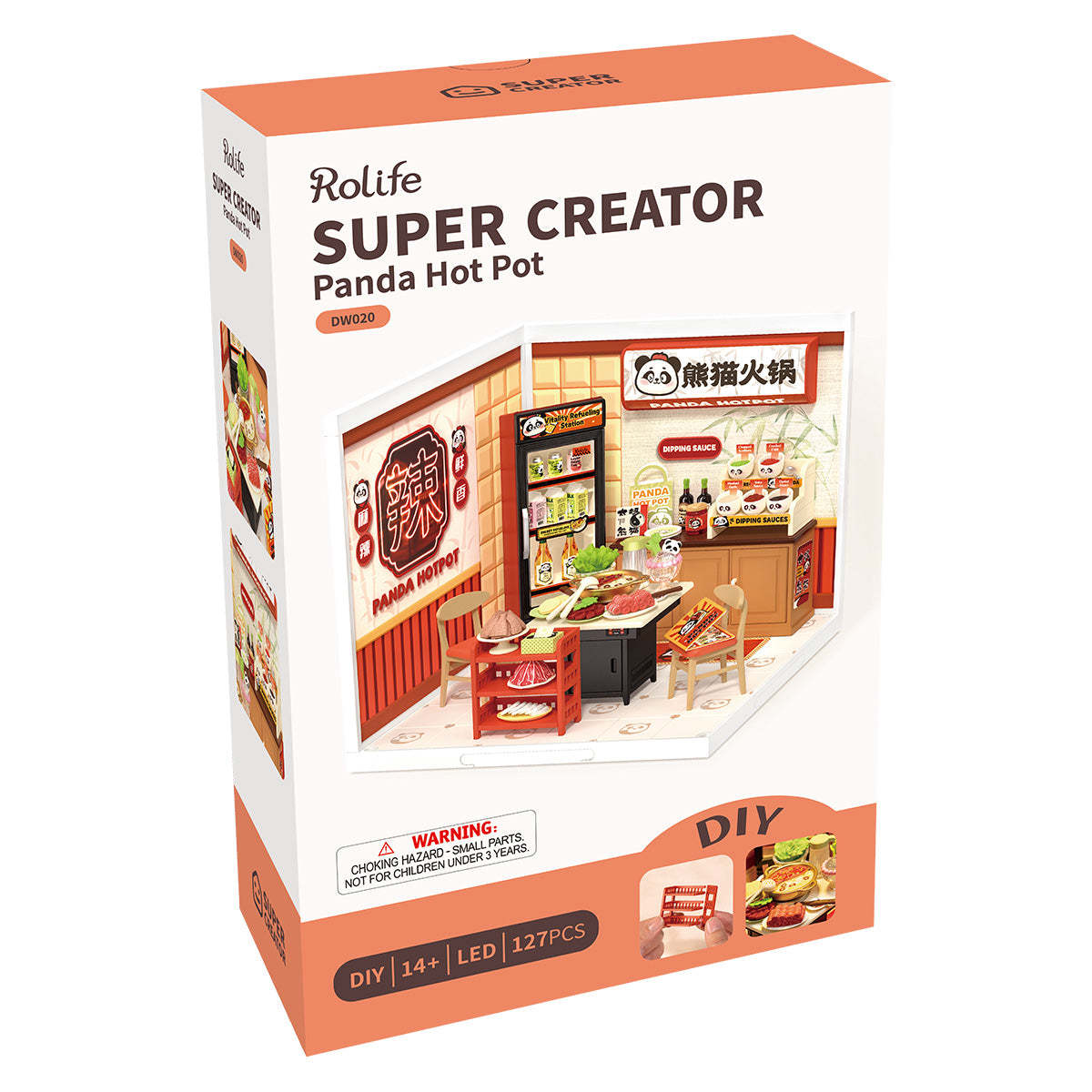 Rolife Super Creator | Panda Hot Pot