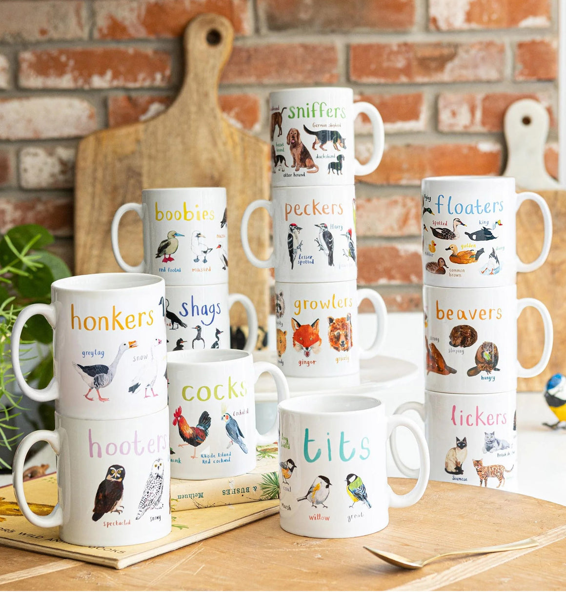 Cocks Bird Pun- Fowl Language Mug | Fly Paper