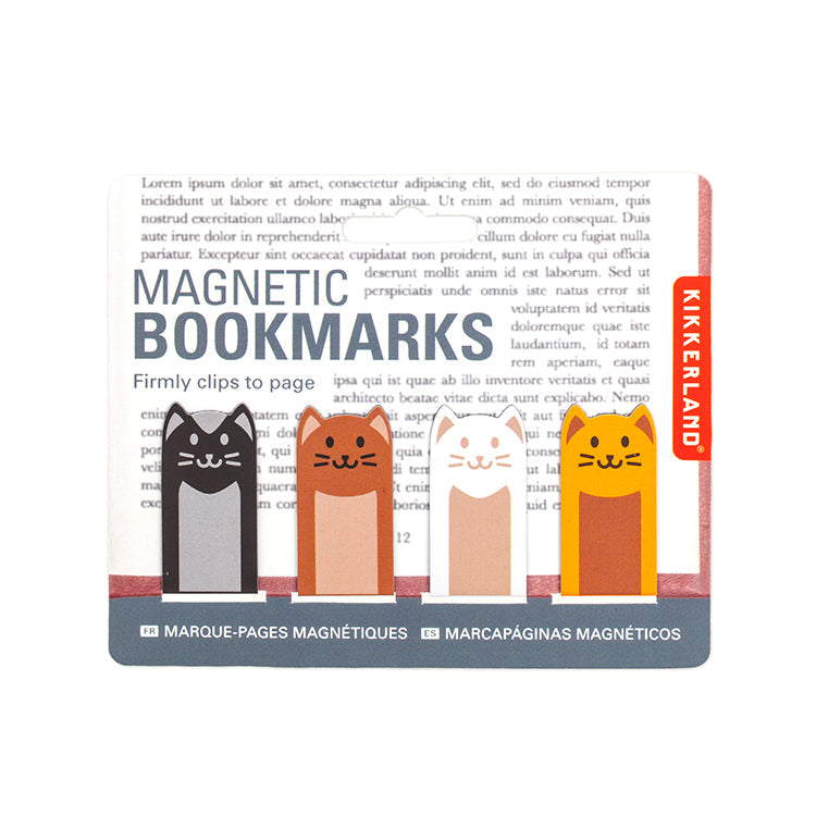 Kikkerland | Cat Magnetic Bookmarks