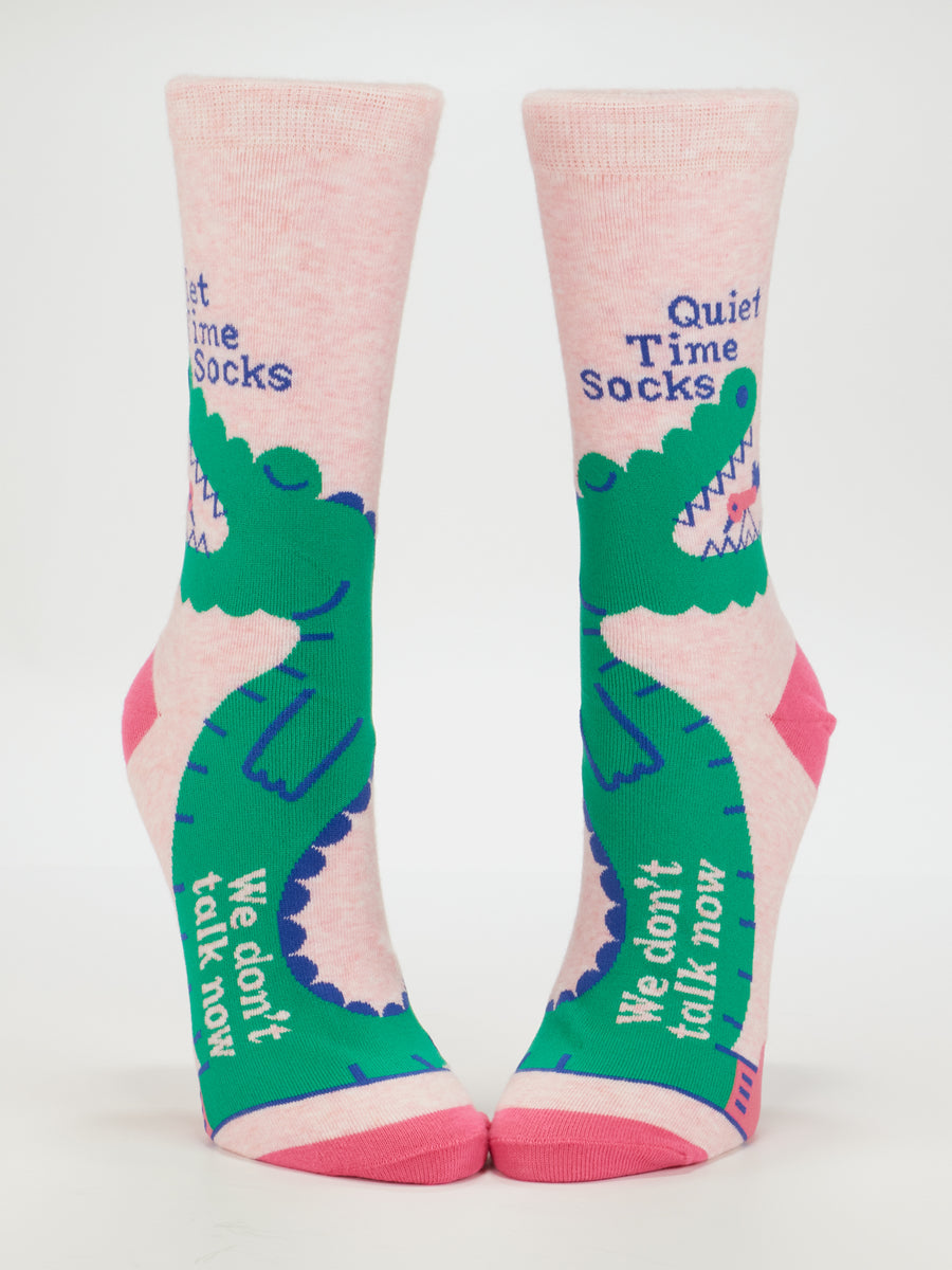 Blue Q | Women's Crew Socks | Quiet Time