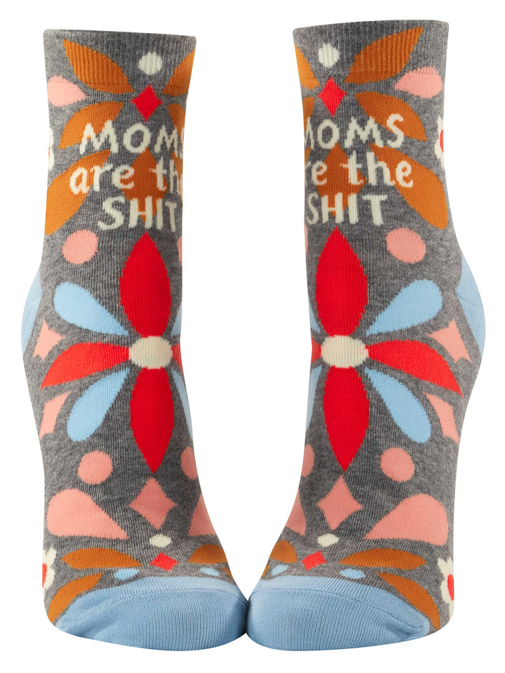 Blue Q | Women's Ankle Socks | Moms are the Shit