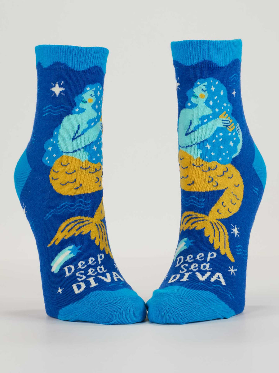 Blue Q | Women's Ankle Socks | Deep Sea Diva