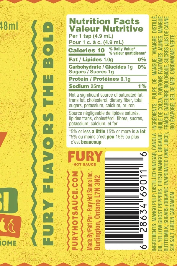 Fury Hot Sauce | Mango Lassi