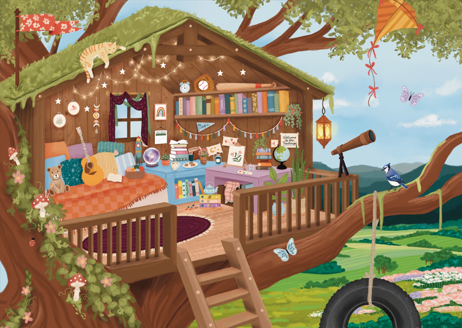 Villager | Treetop Hideout 250 Piece Puzzle