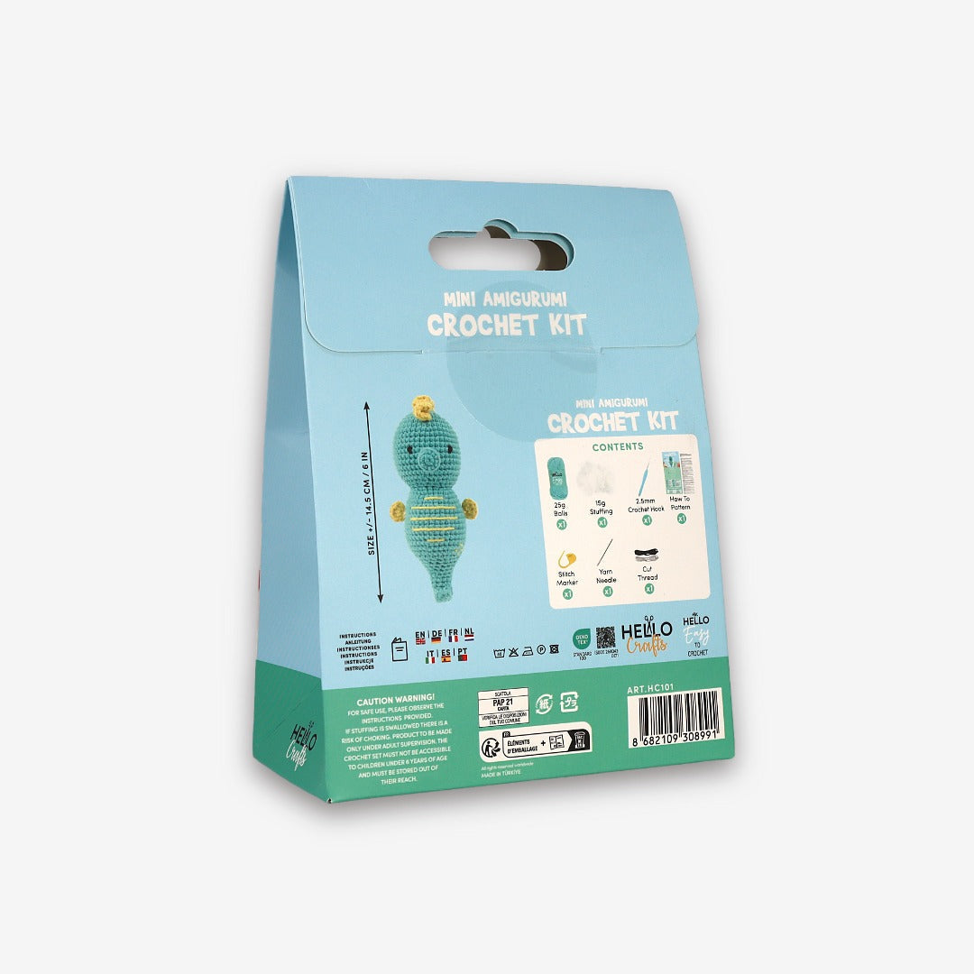 Hello Crafts | Sea Sparkle Mini Amigurumi Crochet Kit