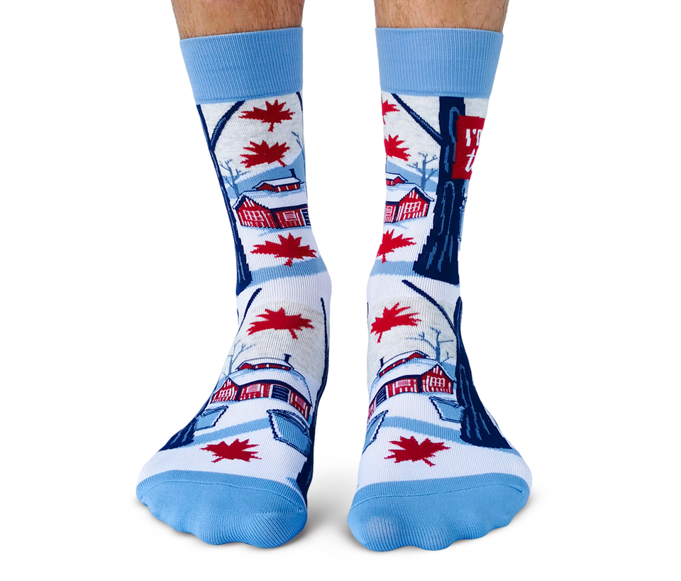 Uptown Sox | Men's Crew Socks | Canadian Maple