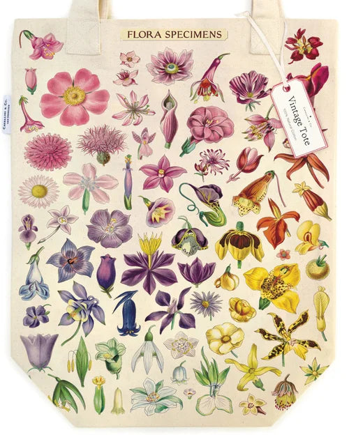 Cavallini & Co. | Tote Bag | Flora Specimens