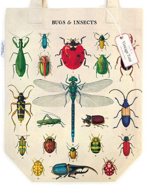 Cavallini & Co. | Tote Bag | Bugs & Insects