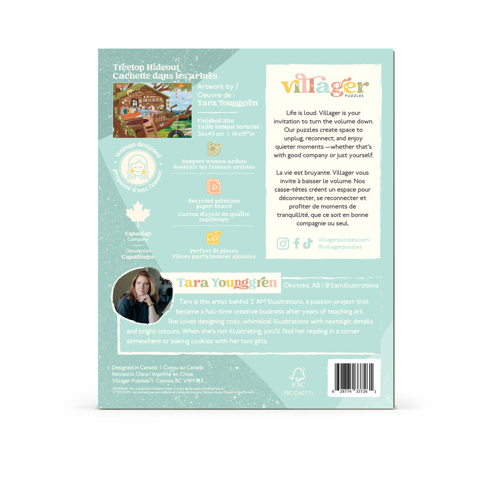 Villager | Treetop Hideout 250 Piece Puzzle