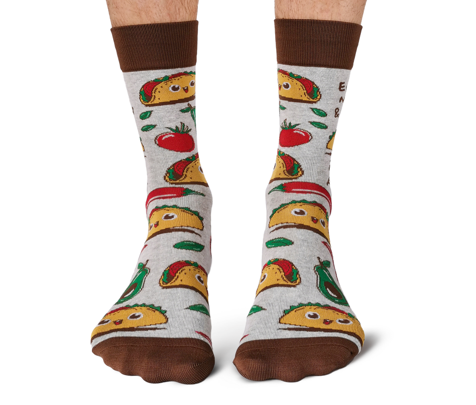Uptown Sox | Men's Crew Socks | Tumbling Taco