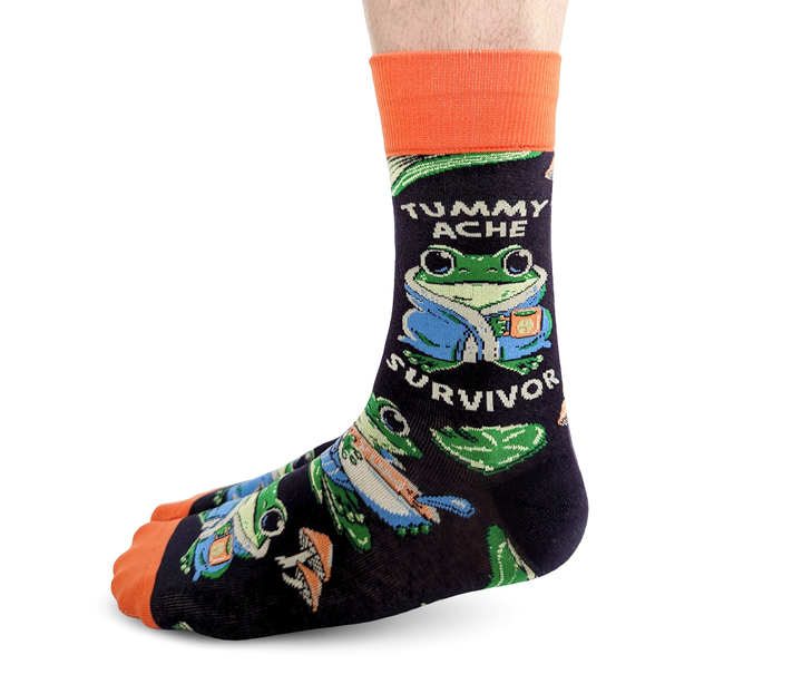 Uptown Sox | Men's Crew Socks | Tummy Ache Survivor