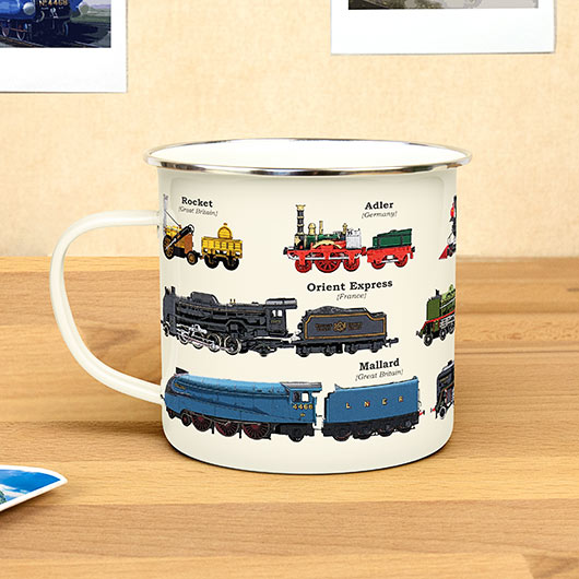 Enamel Mug | Trains