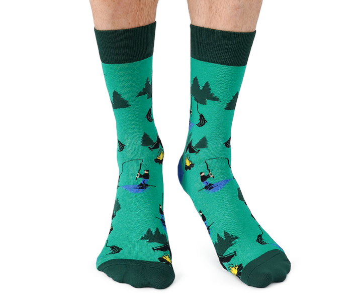 Uptown Sox | Men's Crew Socks | May the Forest Be With You