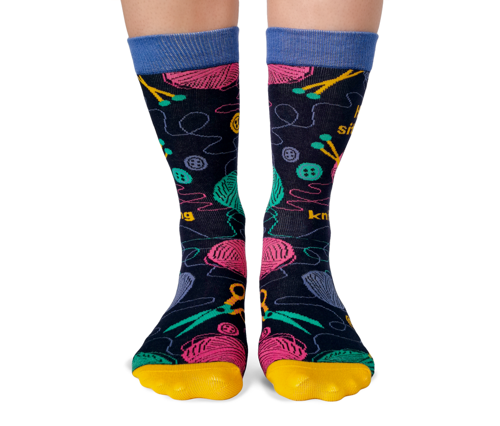 Uptown Sox | Women's Crew Socks | Sit and Knit