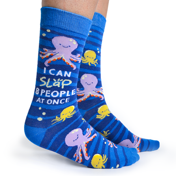 Uptown Sox | Women's Crew Socks | Obscene Octopus