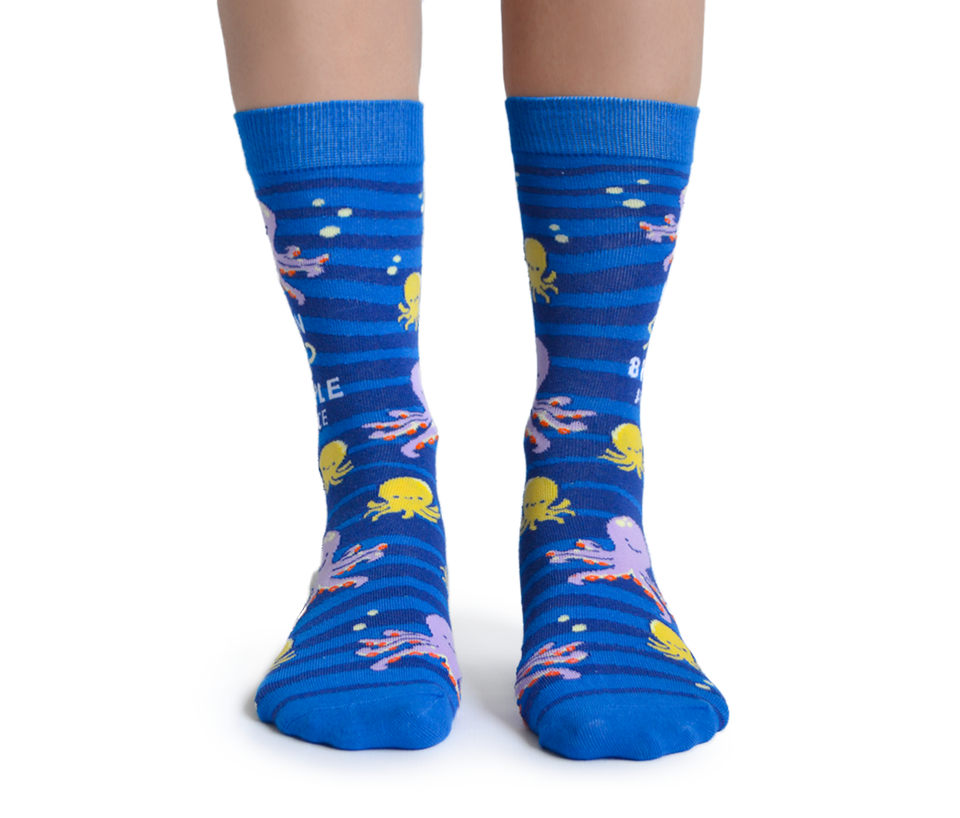 Uptown Sox | Women's Crew Socks | Obscene Octopus