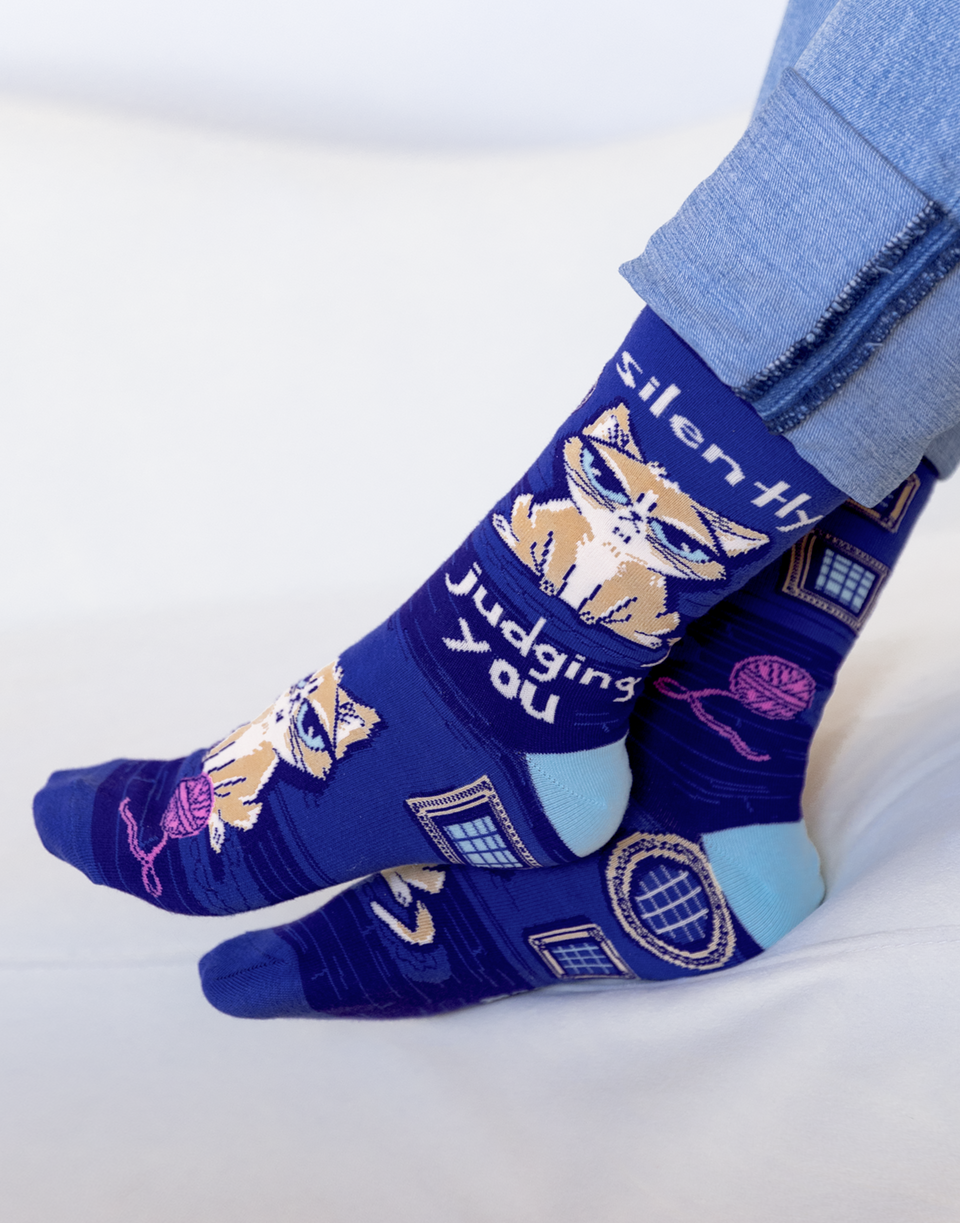 Uptown Sox | Women's Crew Socks | Judging You