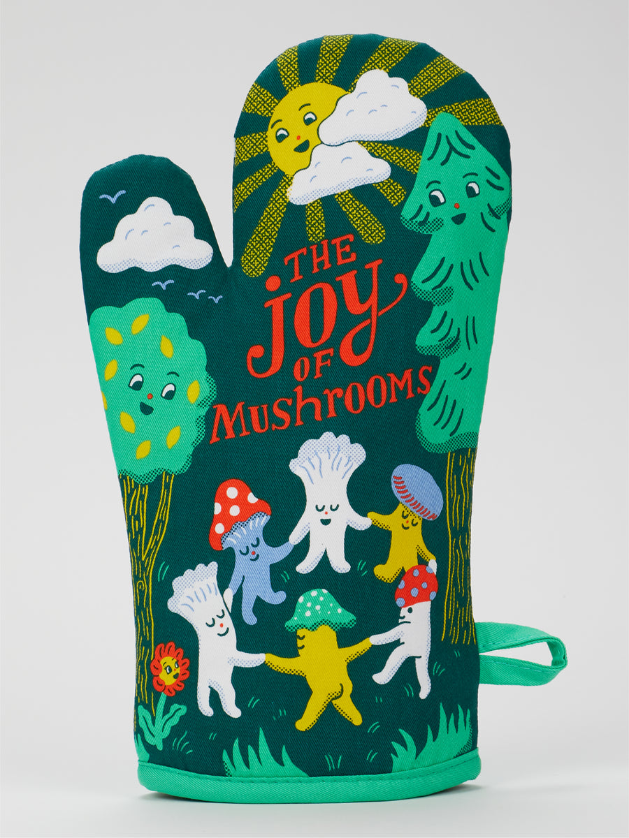 Blue Q | Oven Mitt | The Joy Of Mushrooms