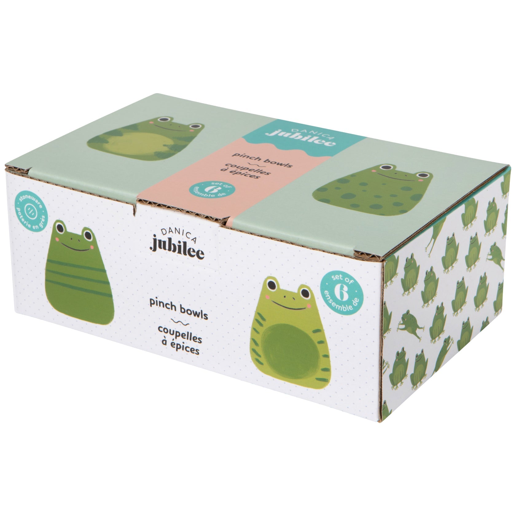 Danica Jubilee | Ribbit Pinch Bowls - Set of 6