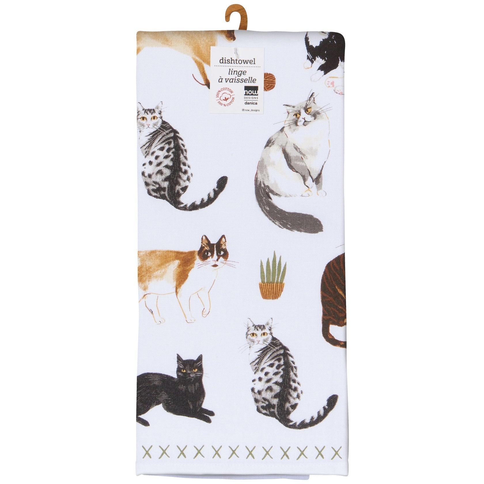 Now Designs | Cat Collective Dish Towel