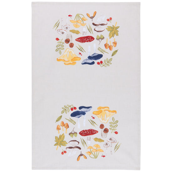 Field Mushrooms Dish Towel | Now Designs