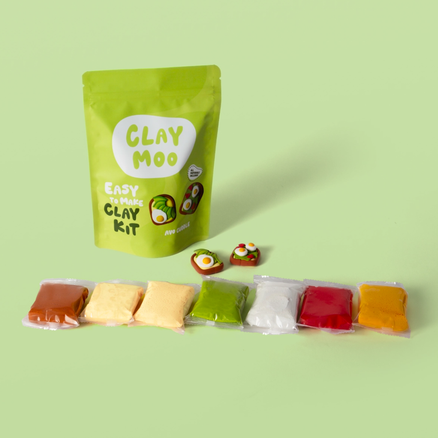 Claymoo | Avo Cuddle Air Dry Clay Kit