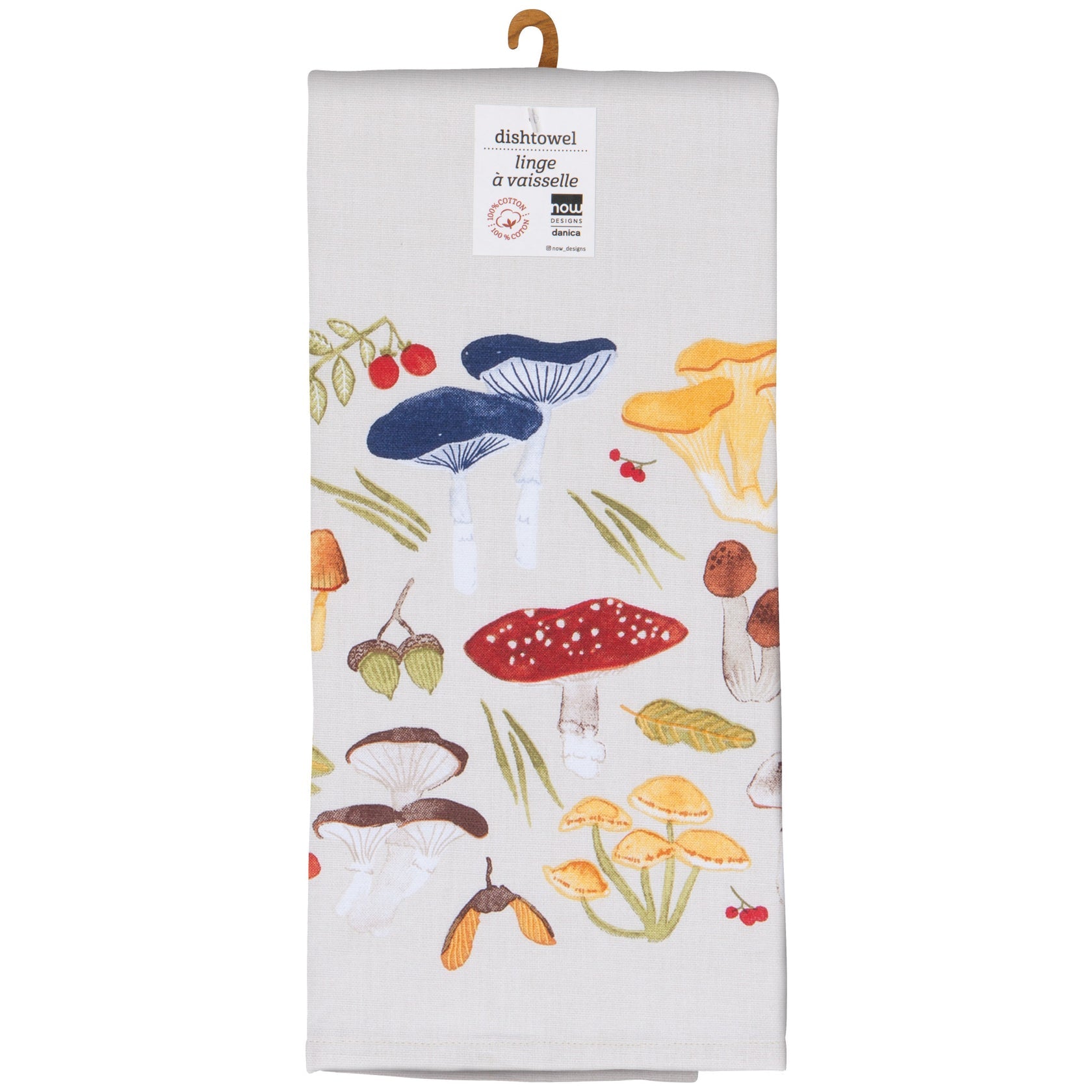 Now Designs | Field Mushrooms Dish Towel