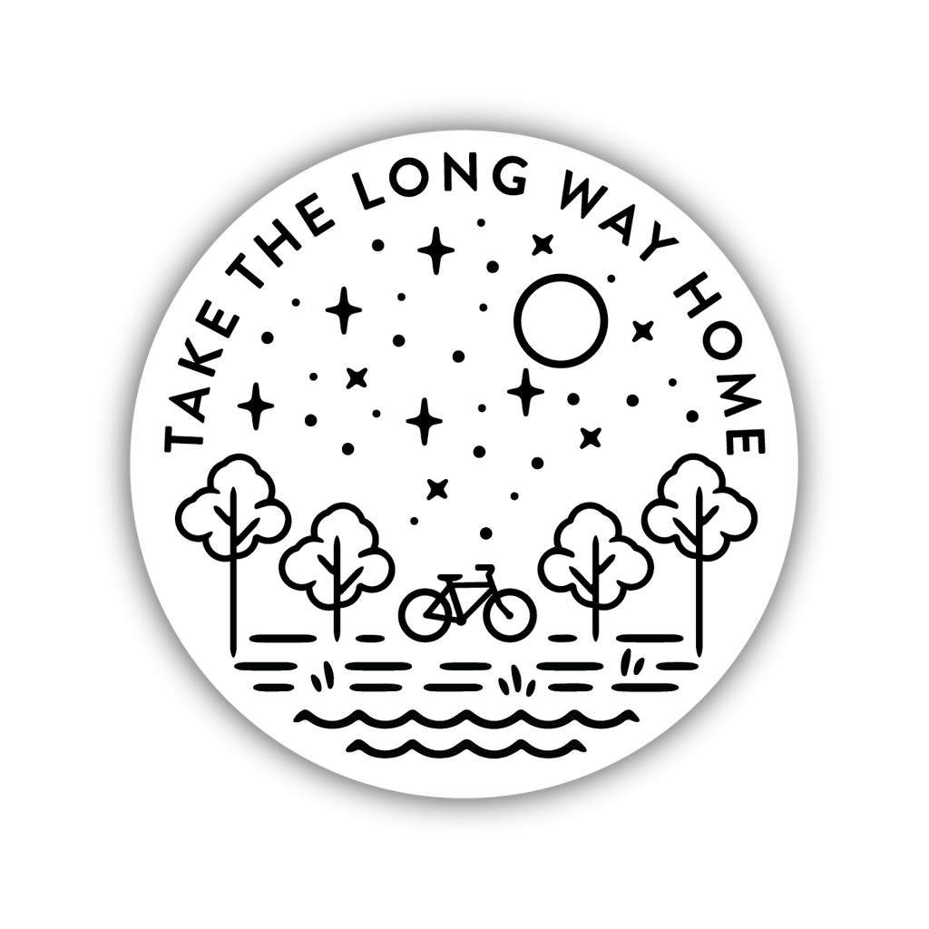 Bike Path Sticker - Oscar & Libby's