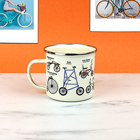 Enamel Mug | Bicycles