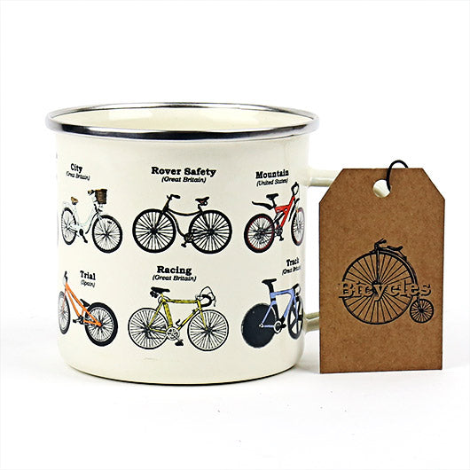 Enamel Mug | Bicycles