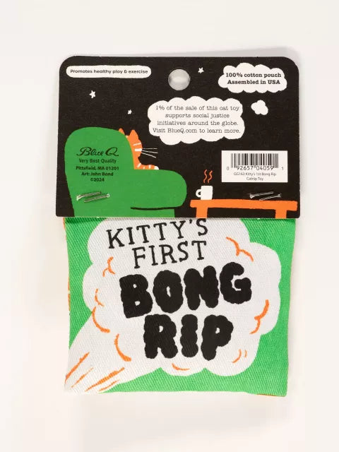 Catnip Toy | Kitty's First Bong Rip