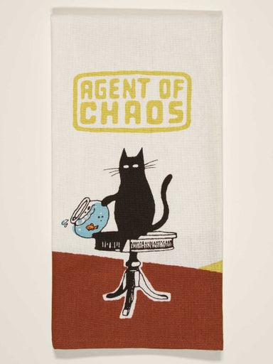 Agent of Chaos Dish Towel | Blue Q - Oscar & Libby's