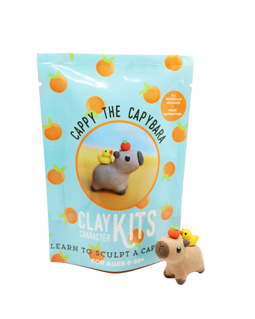 The Make Station | Cappy the Capybara Polymer Clay Kit