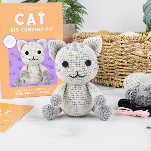 Gift Republic | Cat DIY Crochet Kit