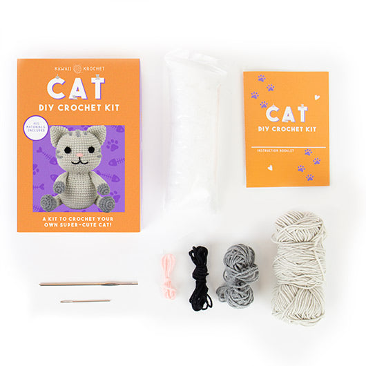 Gift Republic | Cat DIY Crochet Kit