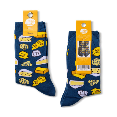 Yellow Owl Workshop | Small | Cheese Crew Socks