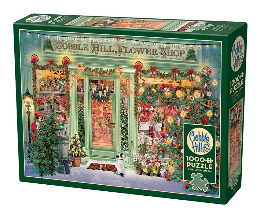 Cobble Hill | Christmas Flower Shop 1000 piece puzzle