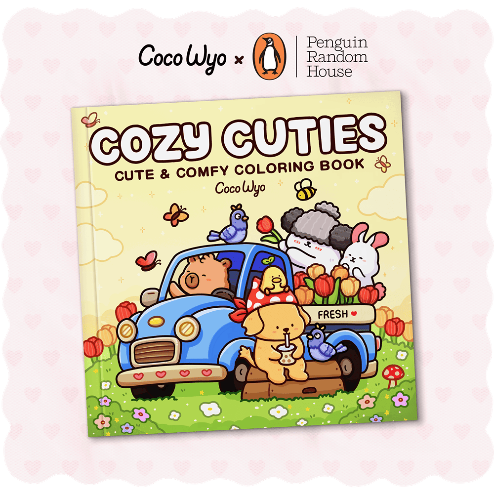Cozy Cuties Colouring Book | Coco Wyo
