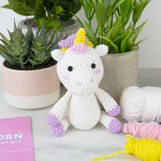 Gift Republic | Unicorn DIY Crochet Kit