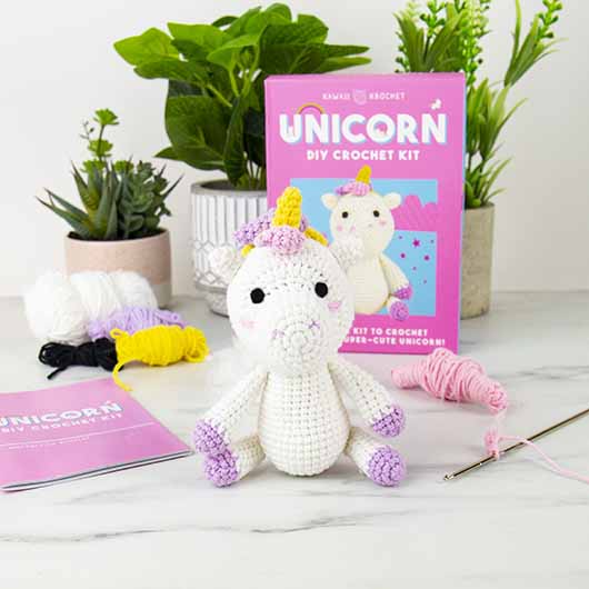 Gift Republic | Unicorn DIY Crochet Kit