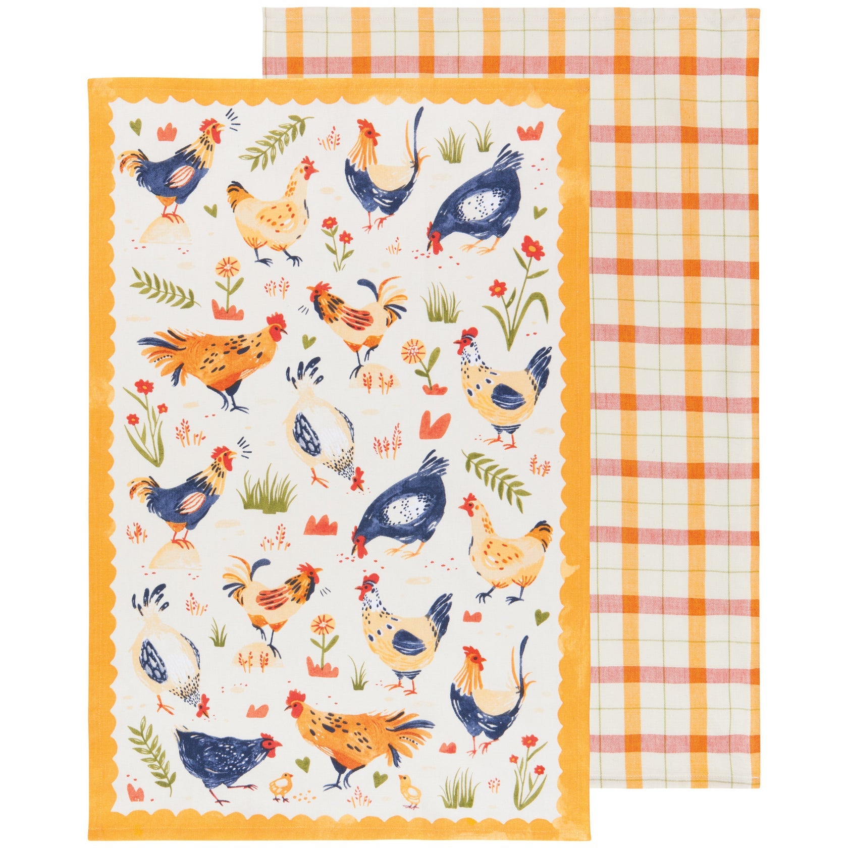 Now Designs | Free Range Dish Towels - Set of 2