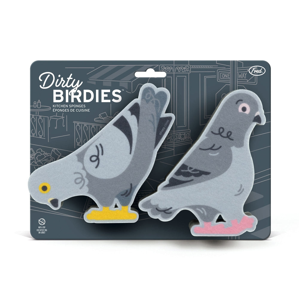 Fred | Dirty Birdies Sponges - Set of 2