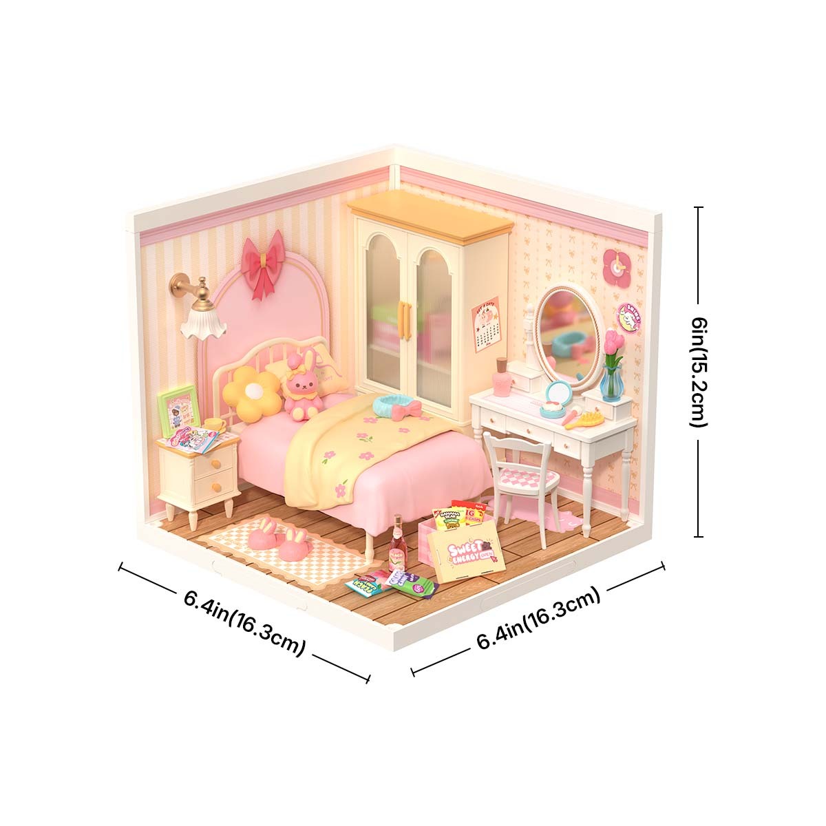 Rolife Super Creator | Lovely Pink Bedroom