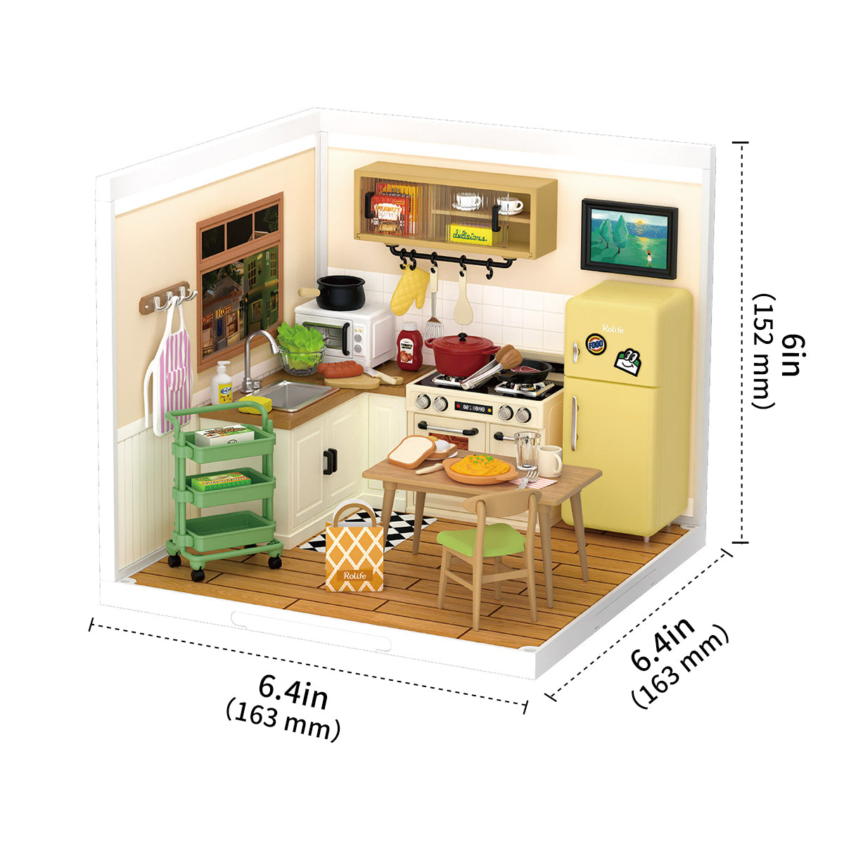 Rolife Super Creator | Happy Meals Kitchen