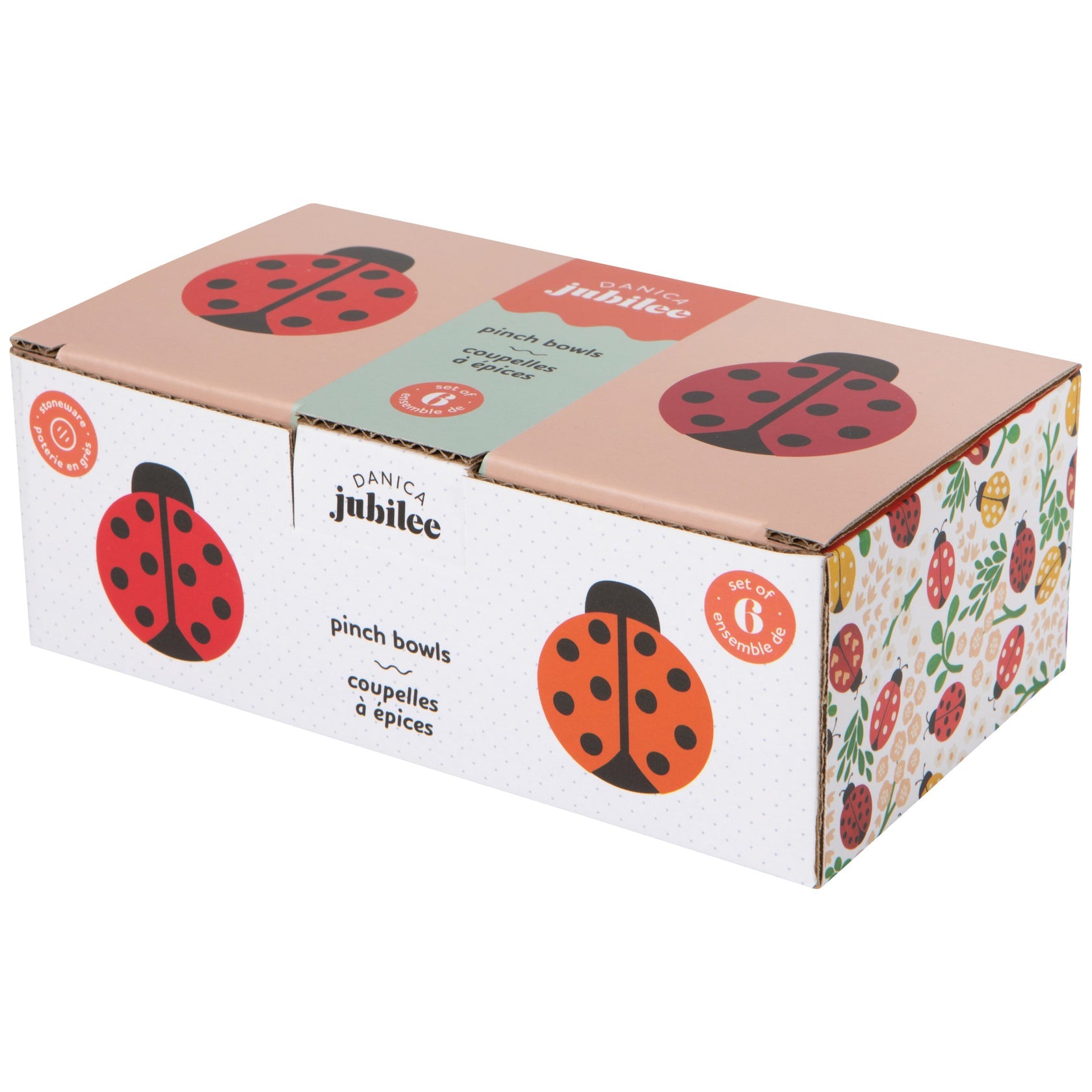 Danica Jubilee | Ladybugs Pinch Bowls - Set of 6
